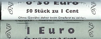 1 + 2 cent Rollen Österreich 2002