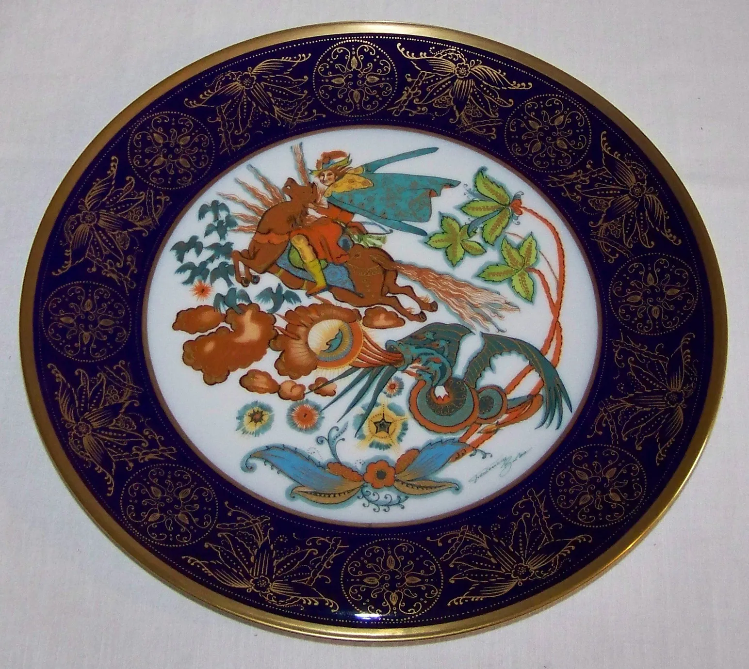 Hutschenreuther Arzberg Bavaria Drache-Jahresteller - Limitierte Auflage - 1. Mo