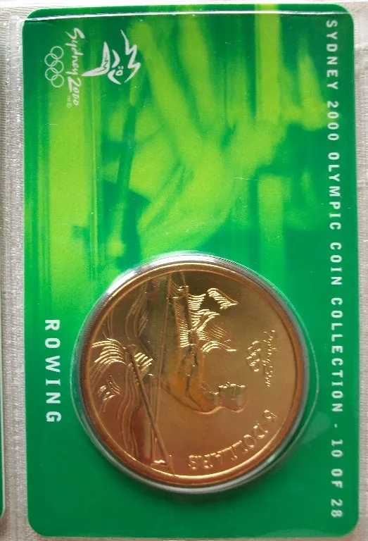 Olypiamünzen - 5 Austr. Dollar Sydney 2000