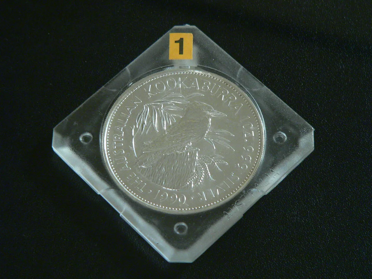 Silbermünze 1 Unzen Kookaburra 1990